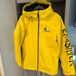 Quiksilver Kids Bright Yellow Ski Jacket